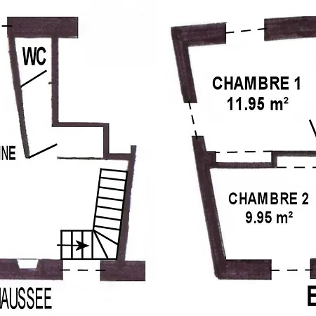 Dom wakacyjny Charmante Chaumiere Dans Le Parc De Briere Avec Jardin, Proche Guerande - Fr-1-306-1108 *