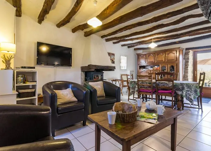 Ferienhaus Charmante Chaumiere Dans Le Parc De Briere Avec Jardin, Proche Guerande - Fr-1-306-1108